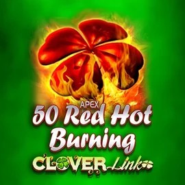 Slots logo of 50 Red Hot Burning Clover Links from Novomatic at Ninlay Casino