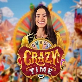 Crazy Time slot visual from Evolution available on ninlaycanada.com