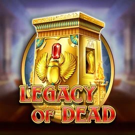 Official Slots logo: Legacy of Dead by Play'n GO at Ninlay Casino
