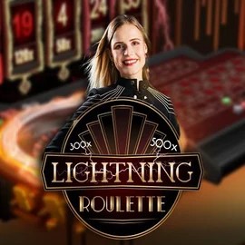 Lightning Roulette game by Evolution – logo hosted on Ninlay Casino