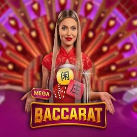 Mega Baccarat casino game by Pragmatic Play – featured logo at Ninlay Casino
