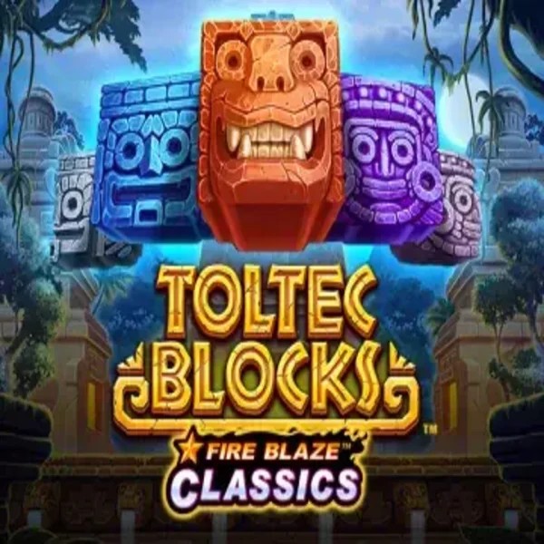Slots logo of Fire Blaze: Toltec Blocks from Rarestone Gaming at Ninlay Casino